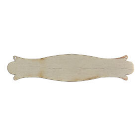 Insegna presepe Fioraia 8,5 cm in legno