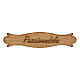 Insegna presepe Pescheria 8,5 cm in legno s1