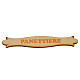 Nativity accessory, wooden sign, "Panettiere", 14cm s1