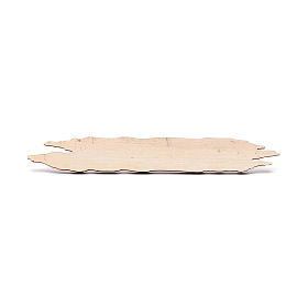 Insegna presepe Polentaio 14 cm in legno
