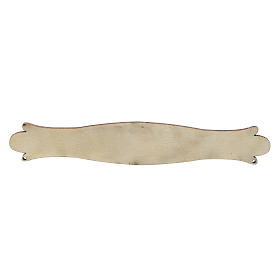 Placa loja presépio carpinteiro 14 cm madeira