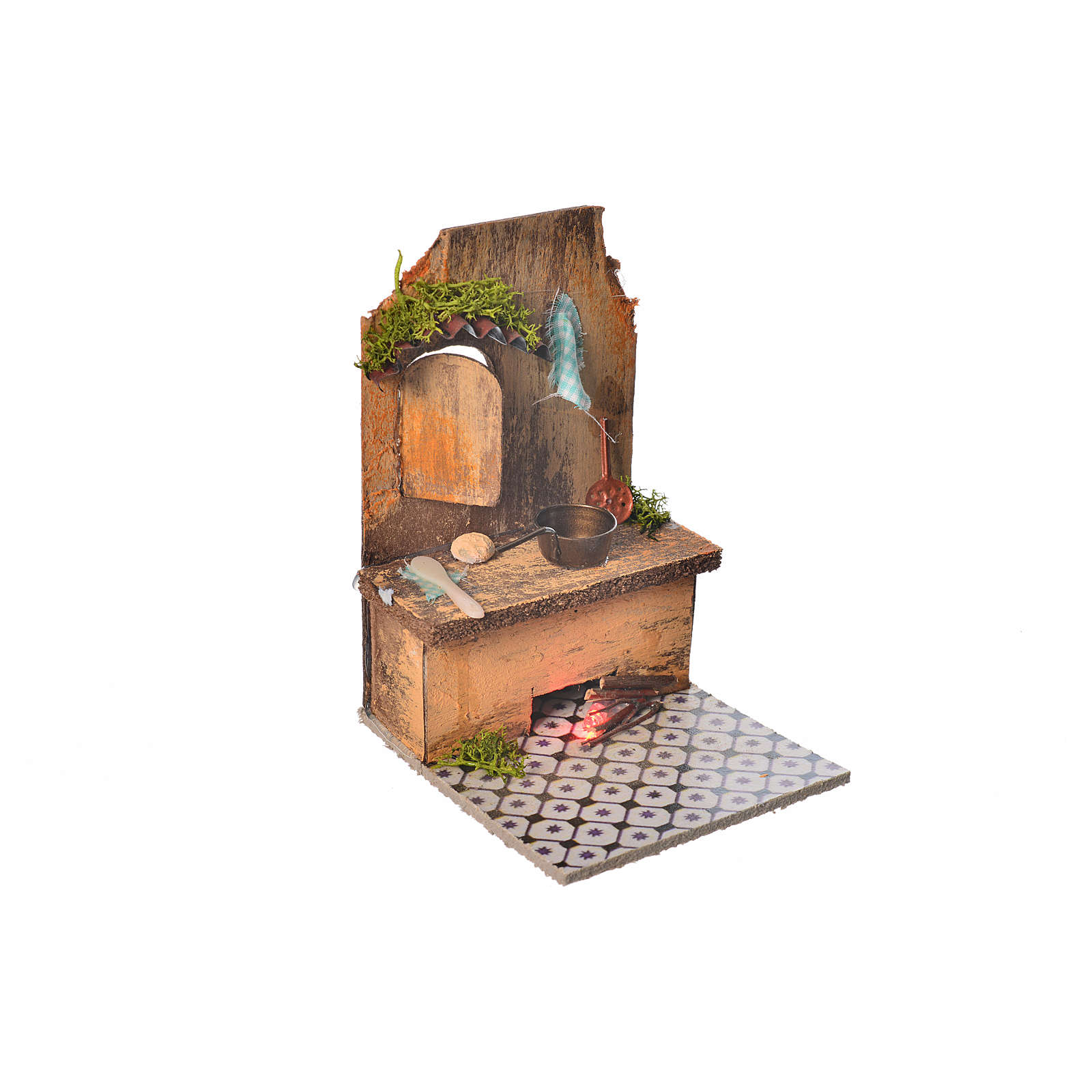 Küche mit Ledlicht 9x9,5x12cm | Online Verfauf auf HOLYART