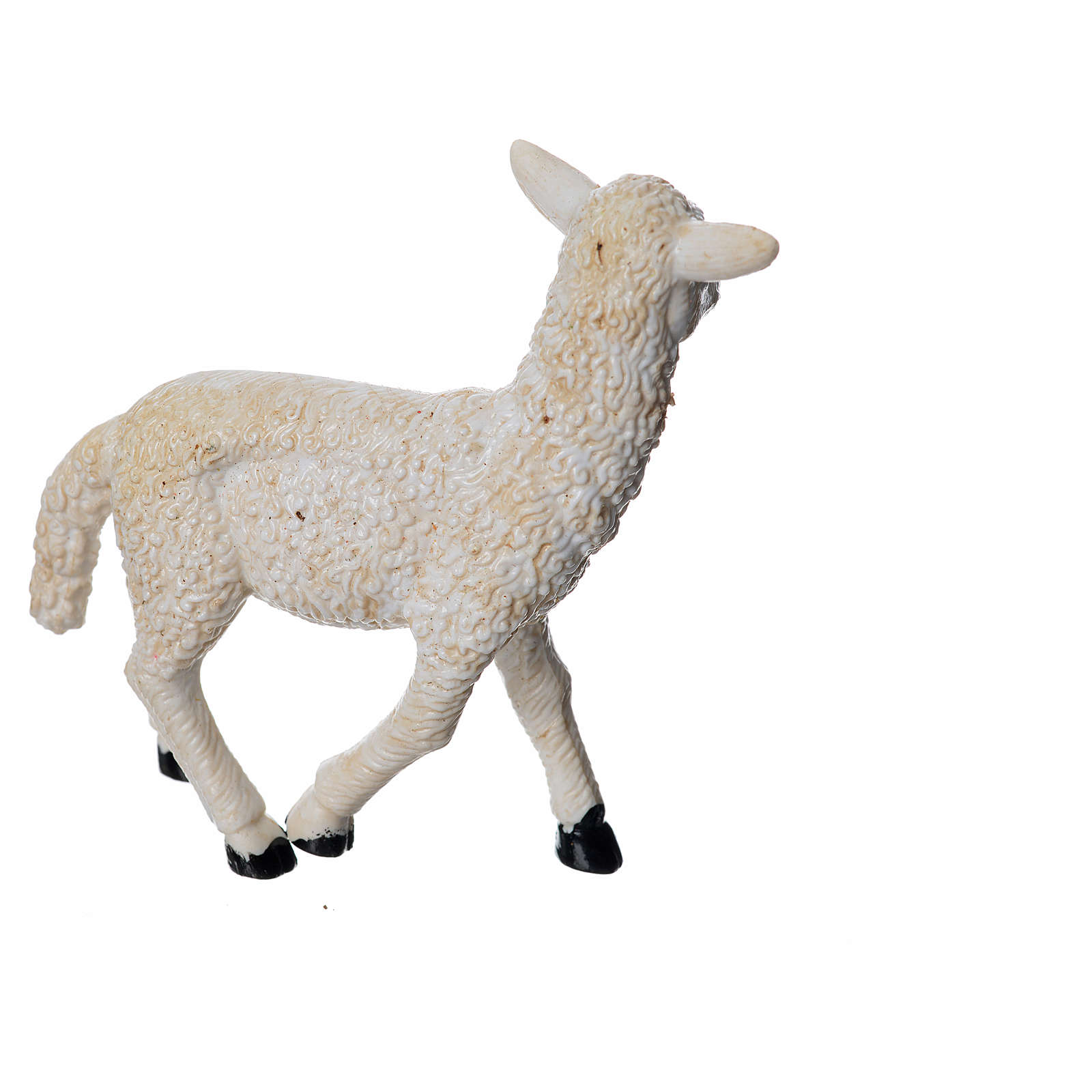 Lot De 3 Moutons En Résine Multicolore - Figurines Animaux Déco 8 Cm - Neufs