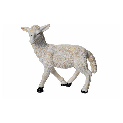 Mouton animal crèche résine 8 cm 1