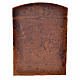Door in plaster, wood colour for do-it-yourself nativities s2