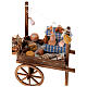 Neapolitan Nativity accessory, bread and cheese cart, terracotta s10