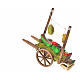 Neapolitan Nativity accessory, fruit and vegetable cart, terraco s2