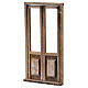 Tür mit Einfassung für Krippe Holz 13,5x5,5 cm s2