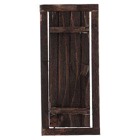 Presépio Napolitano: Porta com caixilho em madeira para presépio 13,5x5,5 cm Presépio Napolitano: Porta com caixilho em madeira para presépio 13,5x5,5 cm