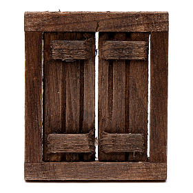 Szopka neapolitańska: Okno szopka 2 skrzydła z ościeżnicą 6.5x6.5