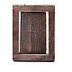 Window in wood with casing 4x3cm s2