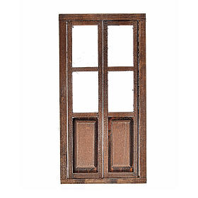 Tür für Krippe mit 2 Anten Holz 17x8 cm