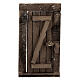 Porta 1 anta in legno con infisso 9x5 cm s1