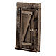 Porta de portada simples em madeira com caixilho 9x5 cm s2