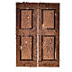 Tür aus Holz für Krippe 2 Anten 12x9 cm s1
