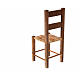 Stuhl mit Stroh neapolitanische Krippe 11x4,5x4,5cm s2