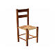Stuhl mit Stroh neapolitanische Krippe 12x6x6cm s1