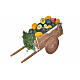 Neapolitan Nativity accessory, melon and watermelon cart in wax s1