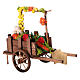 Neapolitan Nativity accessory, fruit and vegetable cart 8x12x7cm s1