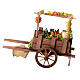 Neapolitan Nativity accessory, fruit and vegetable cart 8x12x7cm s4