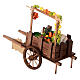 Neapolitan Nativity accessory, fruit and vegetable cart 8x12x7cm s5