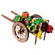 Neapolitan Nativity accessory, fruit and vegetable cart 8x12x7cm s2