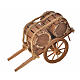 Neapolitan Nativity accessory, barrels cart 8x12x7cm s1