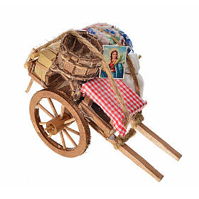 Neapolitan Nativity accessory, evicted cart 8x12x7cm