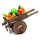 Wózek neapolitański szopka owoce warzywa terakota 5.5x7.5x5.5 cm s3