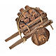 Neapolitan Nativity accessory, wood cart 5.5x7.5x5.5cm s1