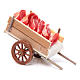 Wóz szopka neapolitańska mięso wosk 5x11x5 cm s2