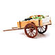 Neapolitan Nativity accessory, fruit and vegetable cart in wax 6 s3