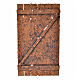 Porta de madeira em miniatura para presépio, 12x7 cm s1