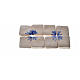 Mattonelle terracotta smaltate 60 pz freccia blu per presepe s2