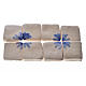 Nativity accessory, enamelled terracotta tiles, 60pcs, blue arro s1