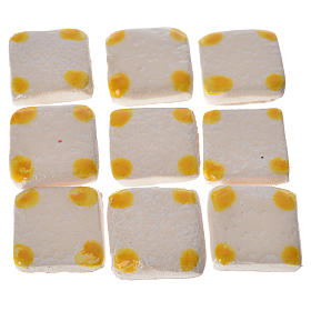 Azulejos de terracota esmaltada, 60pz puntos amarillos | venta online