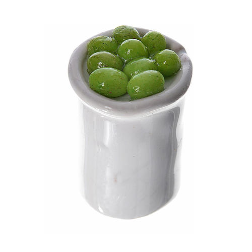 Pot miniature avec nourriture pour crèche 1