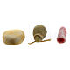 Nativity accessory, assorted cheese, 3pcs in wax s3