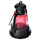 Miniatura Lámpara de queroseno roja belén cm 4 s2