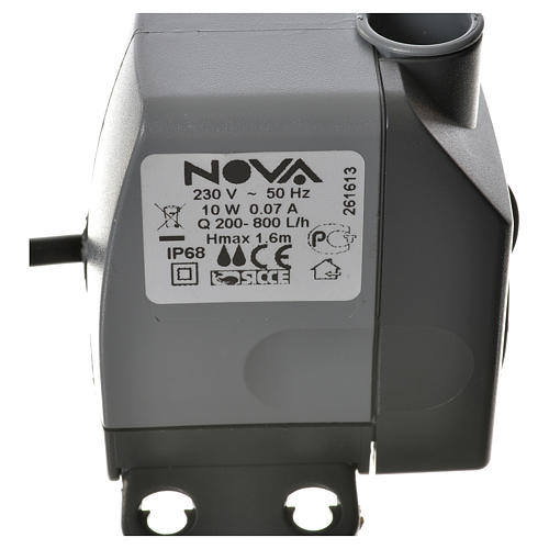 Pompe eau crèche Nova réglable 200-800l/h 10W 4
