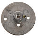Iron pulley for motor reductor 353mm with 4mm hole s1