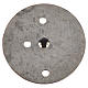 Iron pulley for motor reductor 353mm with 4mm hole s2