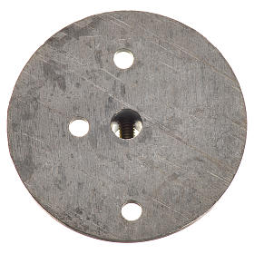 Roldana em ferro para motoredutor 35 mm orifício engate 4 mm