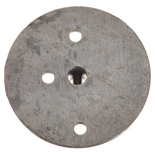 Roldana em ferro para motoredutor 35 mm orifício engate 4 mm 2