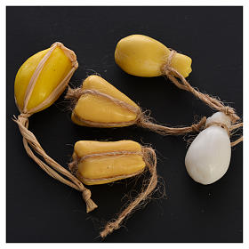 Lebensmittel-Miniaturen: Gemischte Käse aus Harz für Krippenfiguren von 20/24cm Lebensmittel-Miniaturen: Gemischte Käse aus Harz für Krippenfiguren von 20/24cm