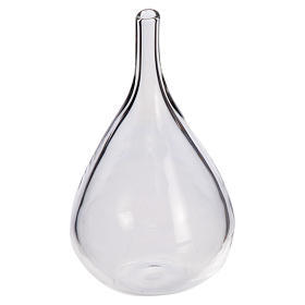 Glass wine bottle for nativity, 3.8x1.3cm