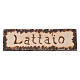 Placa loja leiteiro 2,5x9 cm para presépio s1