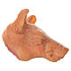 Accessory for nativities of 20-24cm, pig's head in wax s1