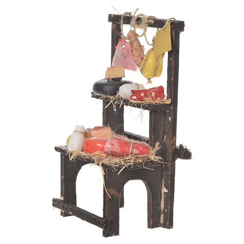 Banchetto del salumiere in cera 13,5x8x5,5 2