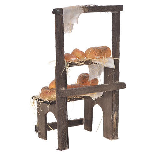 Bäcker Stand aus Wachs 13,5x8x5,5cm 3